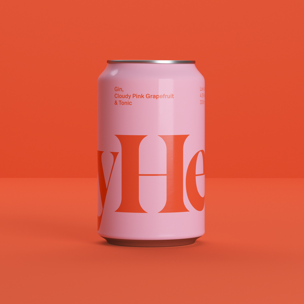 Gin, Cloudy Pink Grapefruit and Tonic