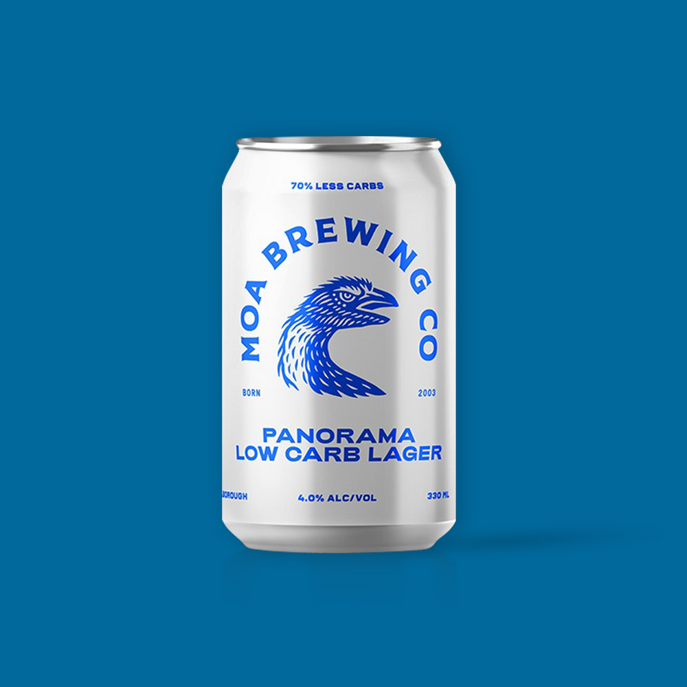 Moa Panorama Low Carb Lager 4x6x330ml can